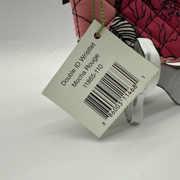 Vera Bradley Mocha Rouge Double ID Wristlet Wallet - Picture 4 of 9